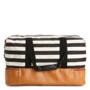 DSW Striped Weekender Bag